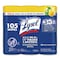 Lysol Disinfecting Wipes, Canister, Lemon and Lime Blossom, White, 3 PK 19200-82159 - alternate 1