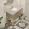 James Martin Vanities Lucian 36" Single Vanity, Pebble Oak, w/ 3 CM Siberian Silestone Widespread Top D704-V36-PBO-WSFR - alternate 4