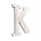 Homeroots 16" White Distressed Wood Letter K Tabletop Sculpture 478363 - alternate 4