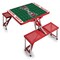 Picnic Time Family Of Brands NC State Wolfpack - Football Field - Picnic Table Portable Folding Table, Red 811-00-100-425-0 - alternate 1