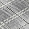 Homeroots 8' Gray Black And Ivory Round Plaid Washable Indoor Outdoor Area Rug 596341 - alternate 5