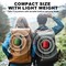 Bobtot Portable Bluetooth Speaker, Red, 10W sound, 12H battery IPX6 waterproof, TWS pairing, RGB lights 803788 - alternate 5