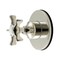 Kingston Brass Single-Handle Six-Way Diverter Valve with Round Trim Kit, Polished Nickel KS4036NX - alternate 1