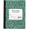 Roaring Spring Paper Products Composition Book, 5x5 Graph, 100 Sheets, 9.75in. x 7.5in., Green Marble, 6PK 77255 - alternate 1