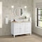 James Martin Vanities Lorelai 48" Single Vanity, Bright White, w/ 3 CM Tajnar Eclos Top 424-V48-BW-3TJR - alternate 4