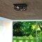 Vaxcel Rockford 2-Light Textured Black Outdoor Flush Mount Ceiling Light with Clear Seeded Glass T0845 - alternate 4