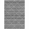 Homeroots 9' X 12' Gray And Silver Geometric Washable Indoor Outdoor Area Rug 610713 - alternate 6