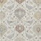Homeroots 8' X 10' Ivory Brown And Gray Damask Washable Indoor Outdoor Area Rug 599427 - alternate 4