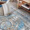 Jonathan Y Izmit Geometric Vintage Medallion Gray/Mustard/Turquoise 4 ft. x 6 ft. Area Rug RES100A-4 - alternate 4