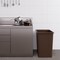 Regal Altair 35 Gallon Square Brown Plastic Trash Can, Heavy Duty Resin Construction ZR-TC-100-SQ35BR - alternate 3