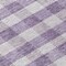 Homeroots 8' Lavender And Ivory Round Plaid Washable Indoor Outdoor Area Rug 595495 - alternate 4