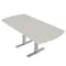 Skutchi Designs 6 Person Conference Table With Power Unit | 6' Arc Rectangle Table | Harmony Series HAR-AREC-36X72-T-K458-NA - alternate 1