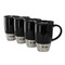 Mr. Coffee Coupleton 4 Piece 15 Ounce Stoneware Travel Mug Set in Black with Lid 750123408M - alternate 1