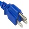 Sanoxy 2-PACK  2ft 18 AWG Universal Power Cord IEC320 C13 to NEMA 5-15P, Blue SNX-CBL-LDR-PW130-2202 - alternate 1