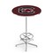 Holland Bar Stool Co 42" Chrome South Carolina Pub Table, 36" dia. Top L216C4236SouCar - alternate 1