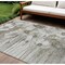 Homeroots 8' X 10' Taupe Ivory And Tan Floral Washable Indoor Outdoor Area Rug 582785 - alternate 1