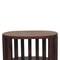 Homeroots 22" Brown Solid Wood Round Nightstand 651792 - alternate 5
