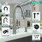 Hansgrohe Focus Higharc Kitchen Faucet, 2-Spray Pull-Down, 1.5 GPM in Stainless Steel Optic 04920800 - alternate 2