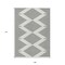 Homeroots 9' X 12' Ivory And Black Geometric Washable Indoor Outdoor Area Rug 598584 - alternate 4