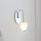 Vidalite Nimbus 1-Light Polished Nickle Wall Sconce Light with Snow White Glass Shades, Contemporary Style CE1013068 - alternate 6
