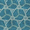Homeroots 5' X 8' Teal Blue And Beige Geometric Washable Indoor Outdoor Area Rug 613525 - alternate 5