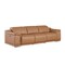 Homeroots 107" Chestnut Italian Leather Reclining Metal USB Sofa 720279 - alternate 6