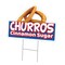 Signmission Churros Cinnamon Sugar Die Cut Yard & Stake plastic window, 1824-Churros Cinnamon Sugar C-DC-1824-Churros Cinnamon Sugar19 - alternate 1