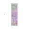 Homeroots 8' Runner Purple Abstract Washable Non Skid Indoor Outdoor Runner Rug 559187 - alternate 3