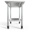 Koolmore 24'' x 36'' 18-Gauge 304 Stainless Steel Commercial Work Table with Casters CT2436-18C - alternate 3