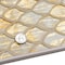 Apollo Tile Majeste 10.8in x 11.3in Glossy Gold and White Glass Mosaic Wall and Floor Tile 8.48 sqft/case, 10PK APLASL8801A - alternate 4