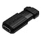 Verbatim PinStripe USB 2.0 Flash Drive, 16 GB, Black 49063 - alternate 5
