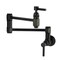 Kingston Brass Wall Mount Pot Filler Faucet, Matte Black KS5100DL - alternate 1