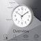 Clockswise Silver 10-In Analog Clock - Silent, Non-Ticking for Wall Battery-Operated Perfect for Home QI004744.SI.10 - alternate 5