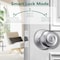 Wrightmaster 3 in 1 Aluminum Smart Lock Deadbolt with App Biometric Door Knob, Keyless Entry Door Lock with Hand ZR-K11-S - alternate 5