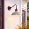 Jonathan Y Aurora 12.25" 1-Light Farmhouse Industrial Indoor/Outdoor Iron LED Gooseneck Arm Outdoor Sconce, Gray JYL7613D - alternate 4