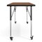 Flash Furniture Commercial Adjustable Height Rectangular Activity Table - Locking Casters-Oak XU-A2460-REC-OAK-T-A-CAS-GG - alternate 6