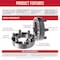 Coyote Wheel Accessories WHEEL INSTALLATION KIT 6 Lug Kit 14 Millimeter x 2 Thread Size 60 Degree Conical Spline Drive Ac 63K673 - alternate 3