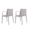 Lagoon Milos Resin Stackable Armchair with Slatted Back, 2PK 7203G6-ASLGS - alternate 1