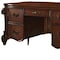 Homeroots 74" Brown Executive Desk With Five Drawers 348663 - alternate 4