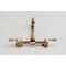 Kingston Brass Two-Handle Wall Mount Bridge Kitchen Faucet, Antique Brass KS2443TAL - alternate 4