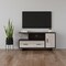 Homeroots 47in Wood Brown Cabinet Enclosed Storage TV Stand 355707 - alternate 4