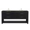 James Martin Vanities Lucian 72" Double Vanity, Carbon Oak, w/ 3 CM Phantome Eclos Widespread Top D704-V72-CBO-WPHT - alternate 1