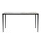 Leisuremod Rectangular 55.11 in W, 28.7 in L, Stone/Aluminum, White Grey ATBL-55CG-S - alternate 7