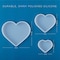 Mod Podge Silicone Resin Mold, Hearts, 3-Piece Set, 3PK 27578 - alternate 5