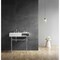 Kingston Brass 36-Inch Solid Surface Console Sink with Stainless Steel Legs, 8-Inch, 3-Hole KVPB3368SQA1 - alternate 5