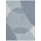 Homeroots 10' X 14' Blue And Ivory Geometric Washable Indoor Outdoor Area Rug 597618 - alternate 5