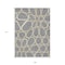 Homeroots 9' X 12' Gray Ivory And Beige Abstract Washable Indoor Outdoor Area Rug 600538 - alternate 5