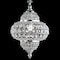 Jonathan Y Juliette 12" Crystal/Metal LED Pendant, Chrome JYL6111A - alternate 9