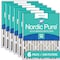 Nordic Pure 20x25x4 Pleated Air Filter, High Capacity, Electrostatically Charged Synthetic Media, MERV 14, 6 PK 20x25x4M14-6 - alternate 1
