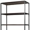Homeroots 90" Brown Iron and Wood Three Tier Bookcase 380594 - alternate 3